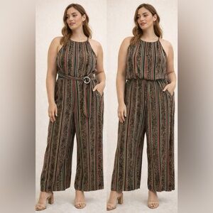 Striped Multicolor Jumpsuit